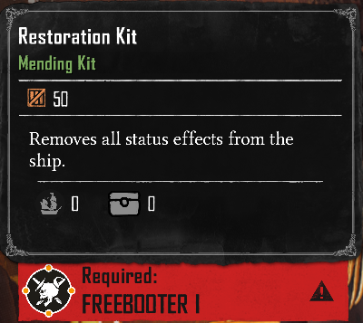 Restoration Kit (Required:Freebooter 1)